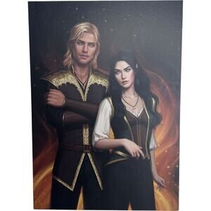 Bookish Box Flame & Sparrow November Preview Art Print - October 2024